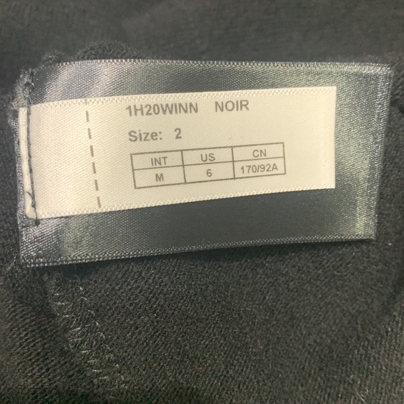 NWT🇵🇹BA&SH Winnie Dress In Black Dress In Black - Picture 11 of 13